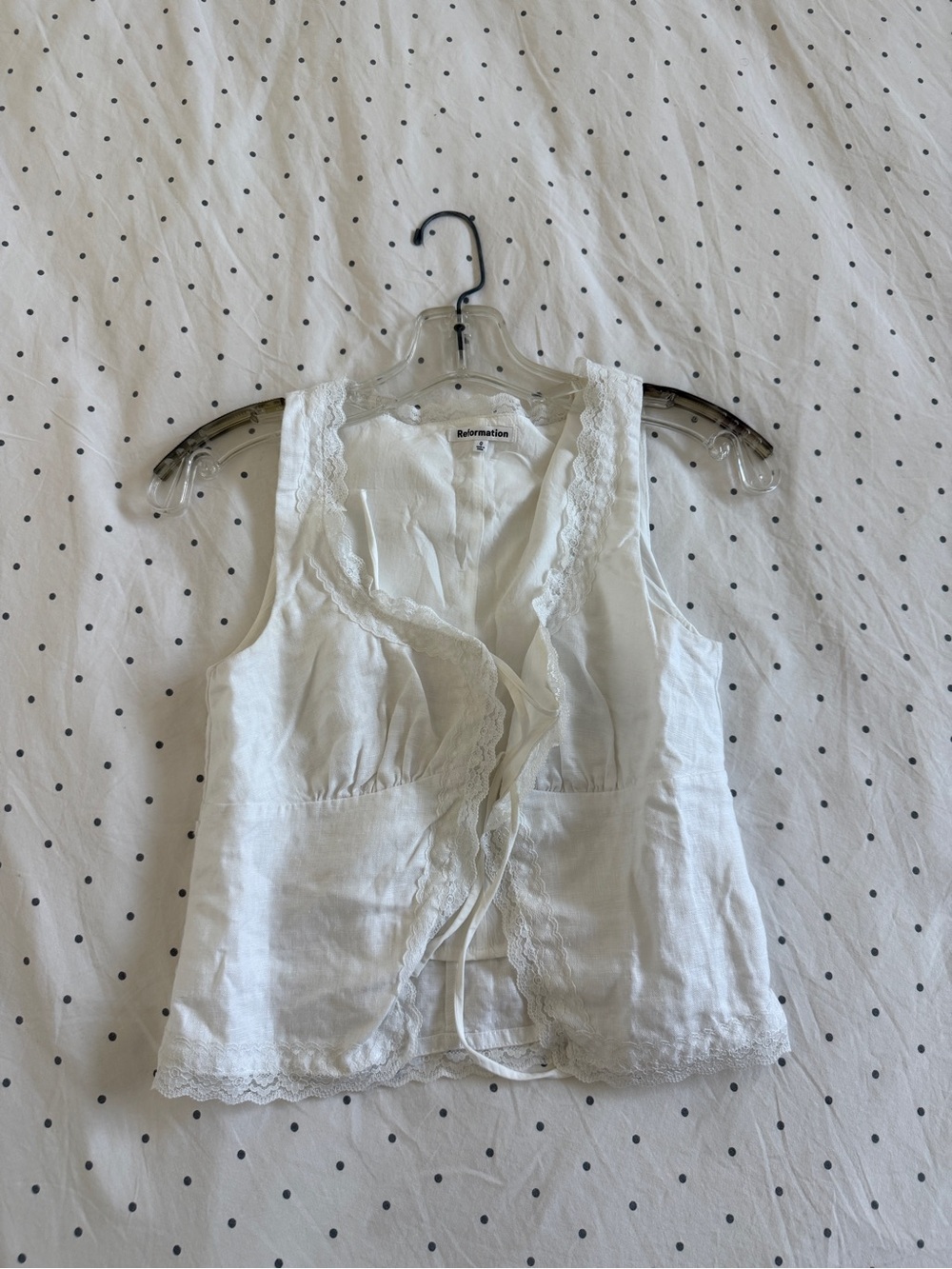 Reformation Rosalie Linen Top - Picture 2 of 5
